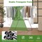 Silver Aluminum Clothes Drying Rack with Adjustable Wings Foldable Design
